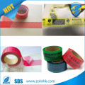 Einseitige Klebstoffseite und Kartonabdichtung Verwendung Tamper evident tape void Sicherheitsband